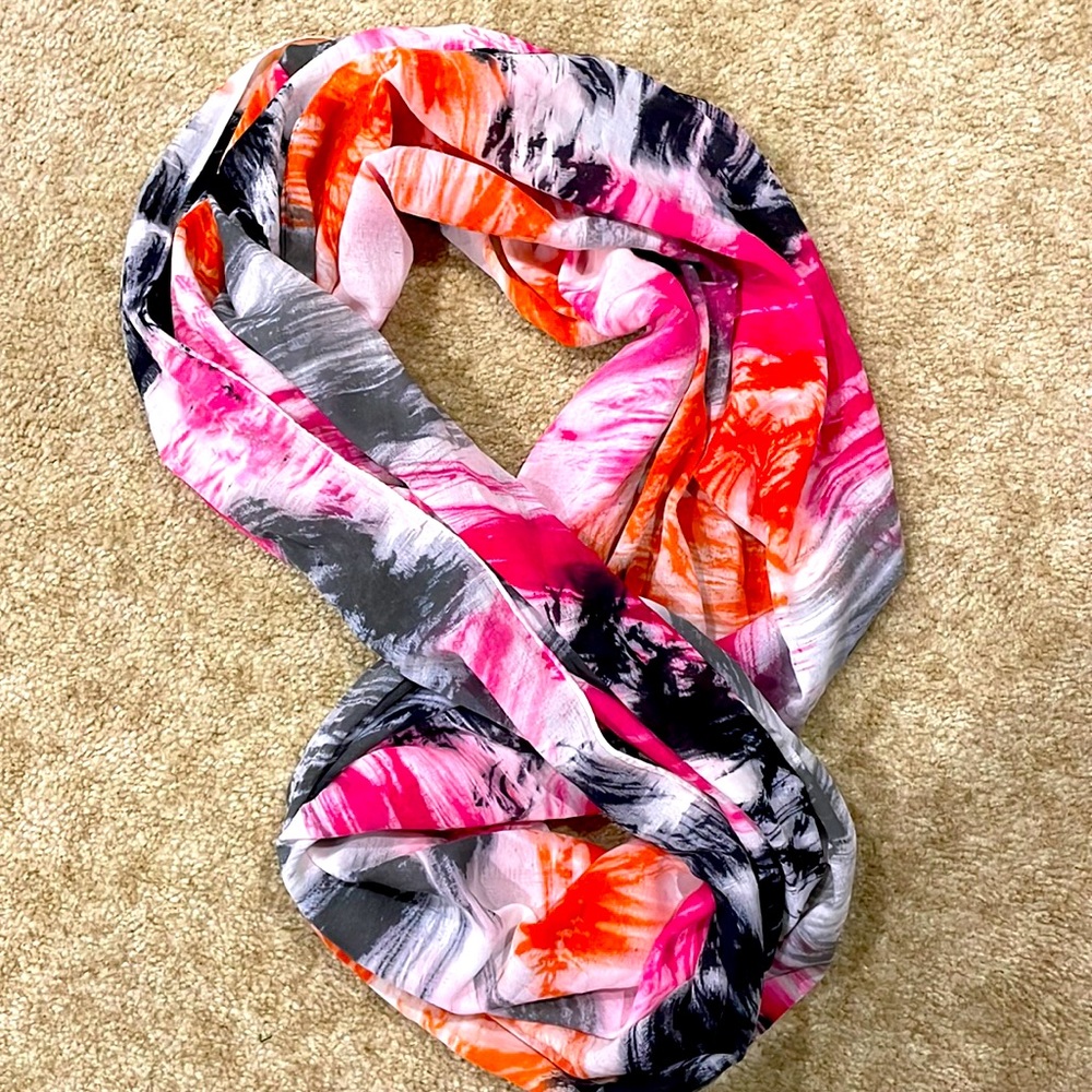 Watercolor Infinity Scarf